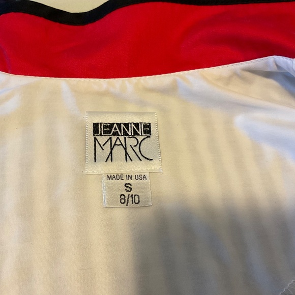 Jeanne Marc Button Up Shirt Vintage ‘80s Short Sleeve Boho Graphic Size S 8 - 10 - Picture 14 of 16